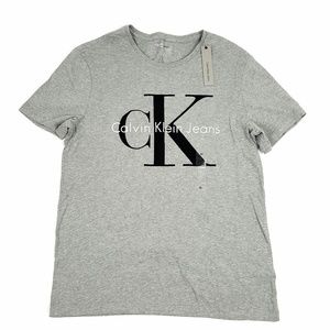 Calvin Klein Jeans Men's Logo Crew Neck Top